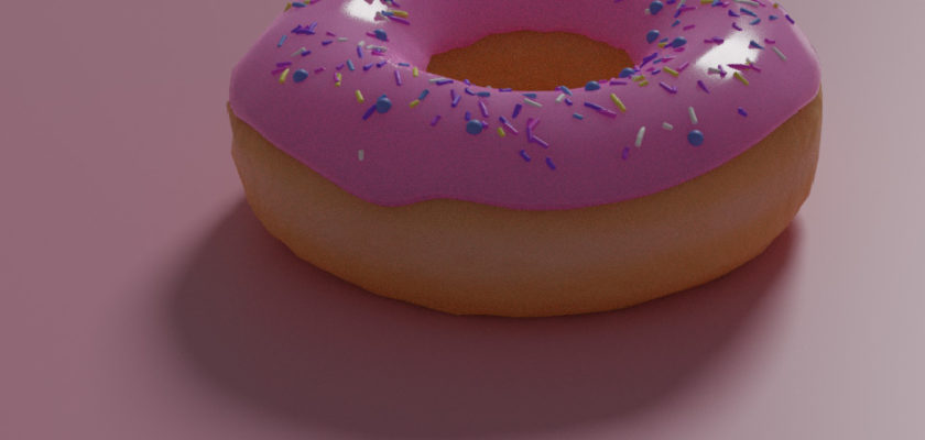 Making a 3D Doughnut in less than 40 hours in Blender
