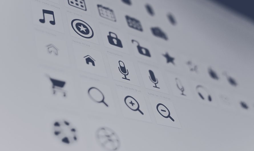 A list of icon sets for web apps, websites and blogs